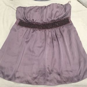 Strapless dress shirt